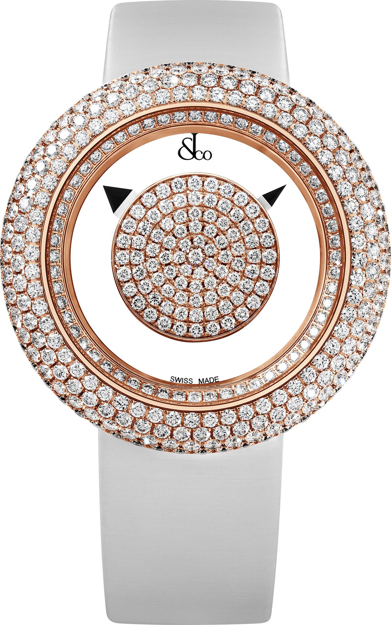 Jacob & Co. Brilliant Brilliant Mystery Pave Diamond Paved Dial 38 mm Quartz Watch For Women - 1