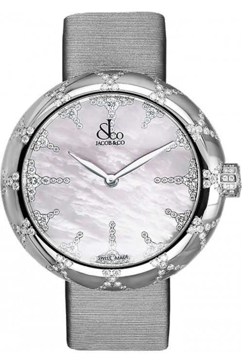 Jacob & Co. Brilliant Brilliant Pave MOP Dial 38 mm Quartz Watch For Women - 1