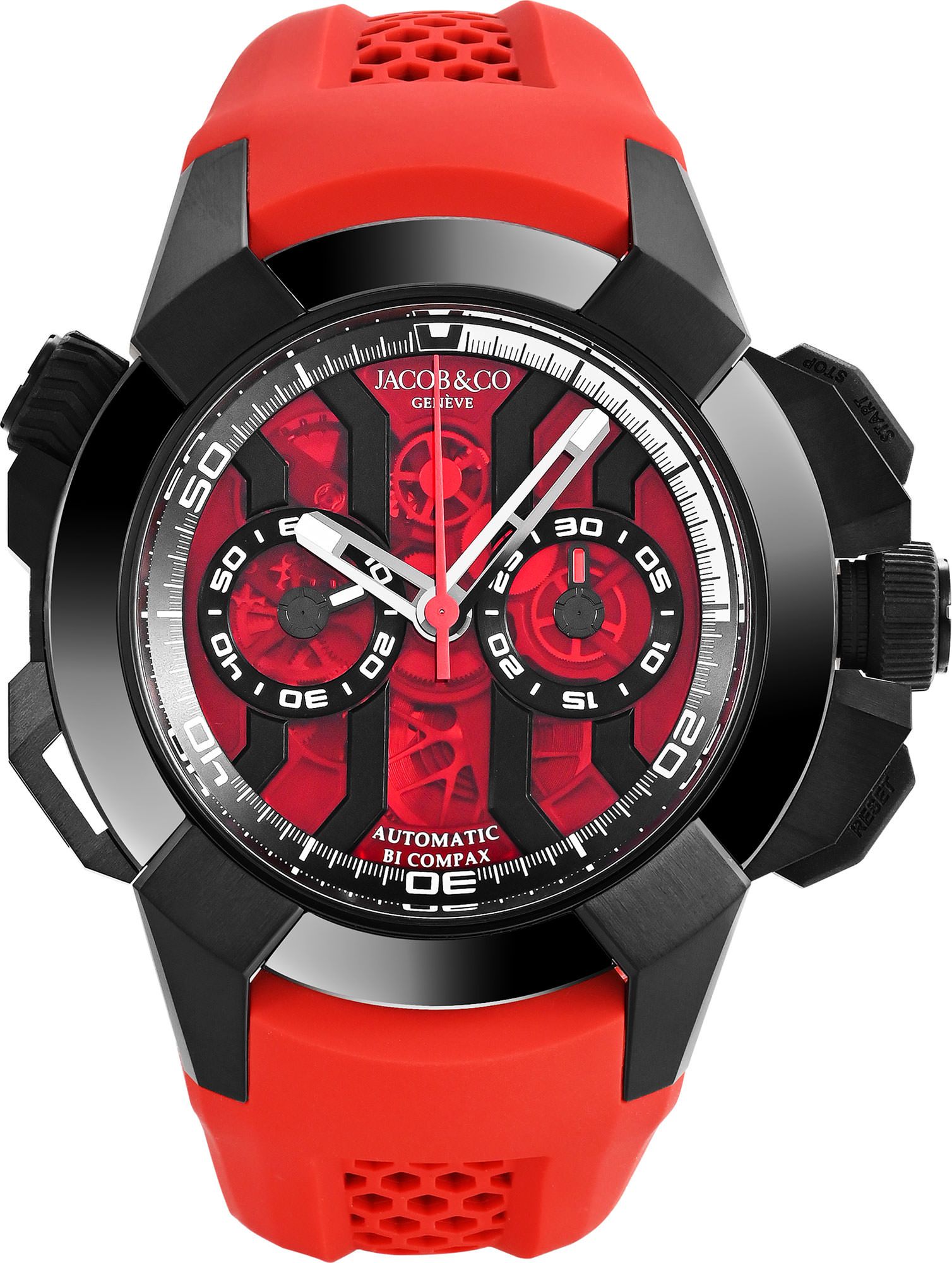 Jacob & Co. Epic X Chrono  Red Dial 47 mm Automatic Watch For Men - 1