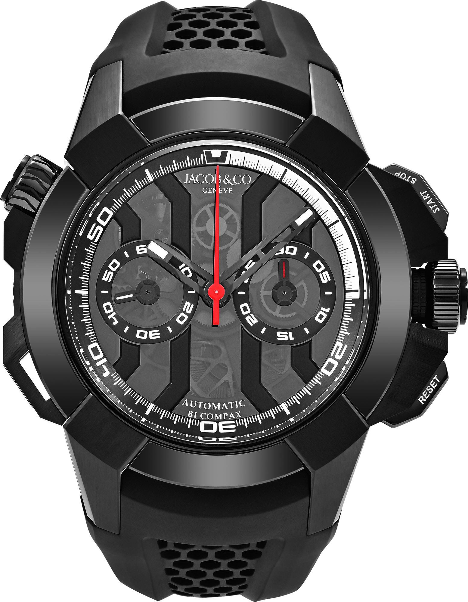 Jacob & Co. Epic X Chrono  Black Dial 47 mm Automatic Watch For Men - 1