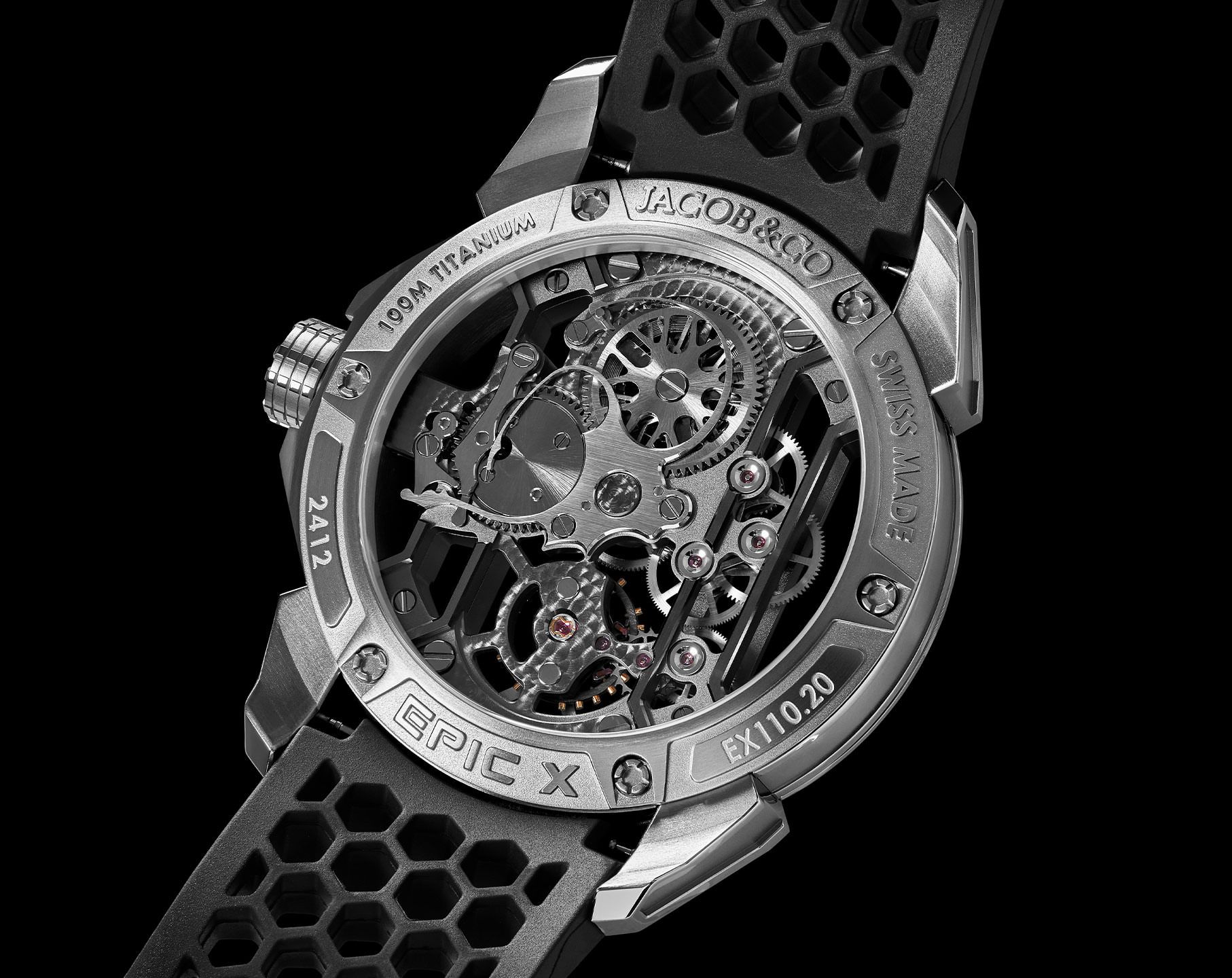 Jacob & Co. Epic X  Skeleton Dial 44 mm Automatic Watch For Men - 3