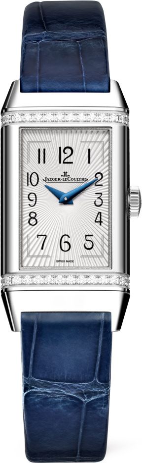 Jaeger-LeCoultre Reverso Reverso One Silver Dial 20 mm Quartz Watch For Women - 1