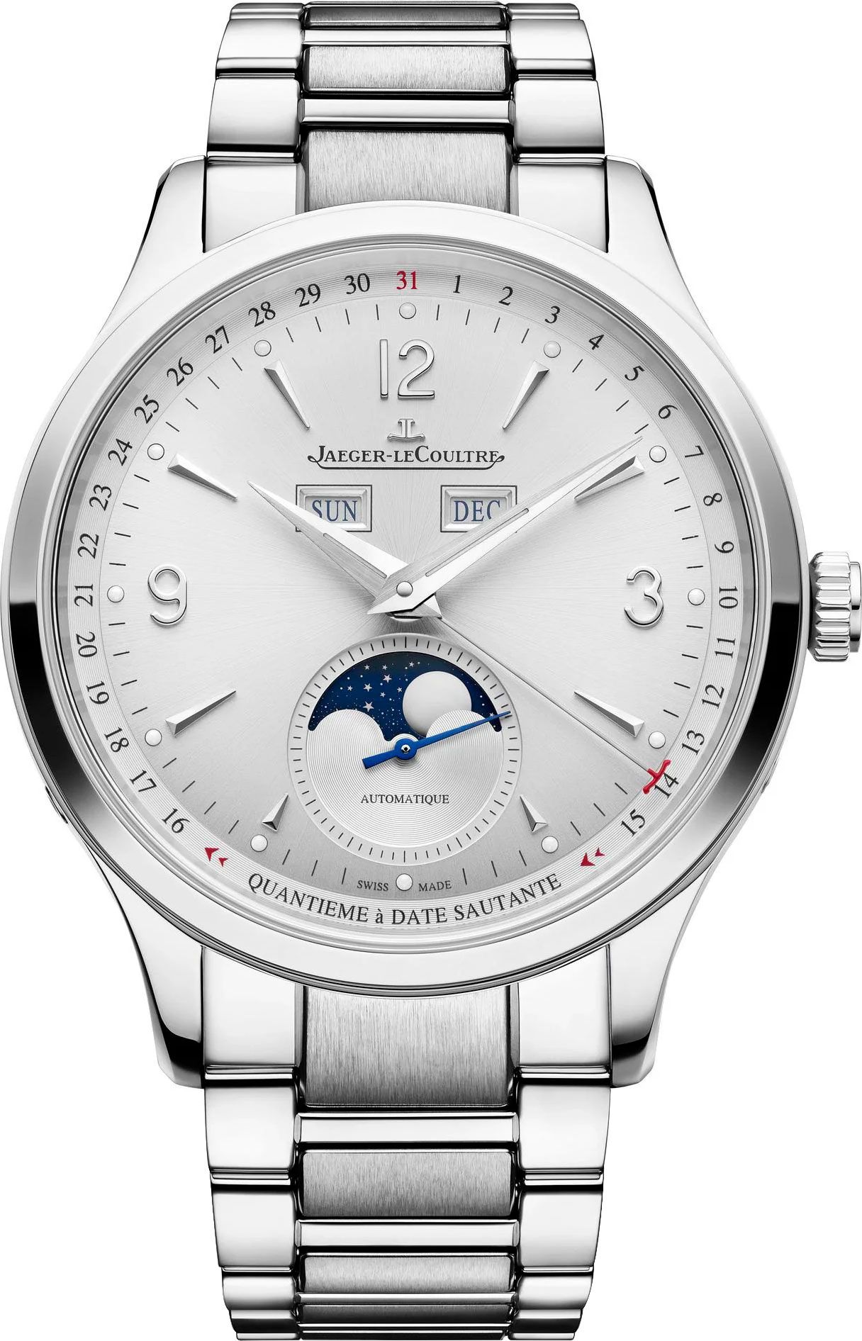 Jaeger-LeCoultre Master Control Calendar Silver Dial 40 mm Automatic Watch For Men - 1