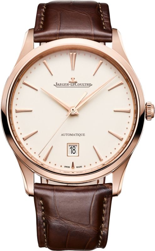 Jaeger-LeCoultre Master Ultra Thin Date Beige Dial 39 mm Automatic Watch For Men - 1