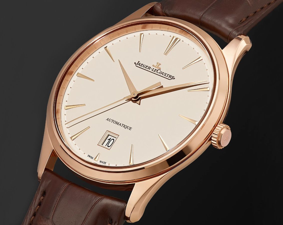 Jaeger-LeCoultre Master Ultra Thin Date Beige Dial 39 mm Automatic Watch For Men - 4