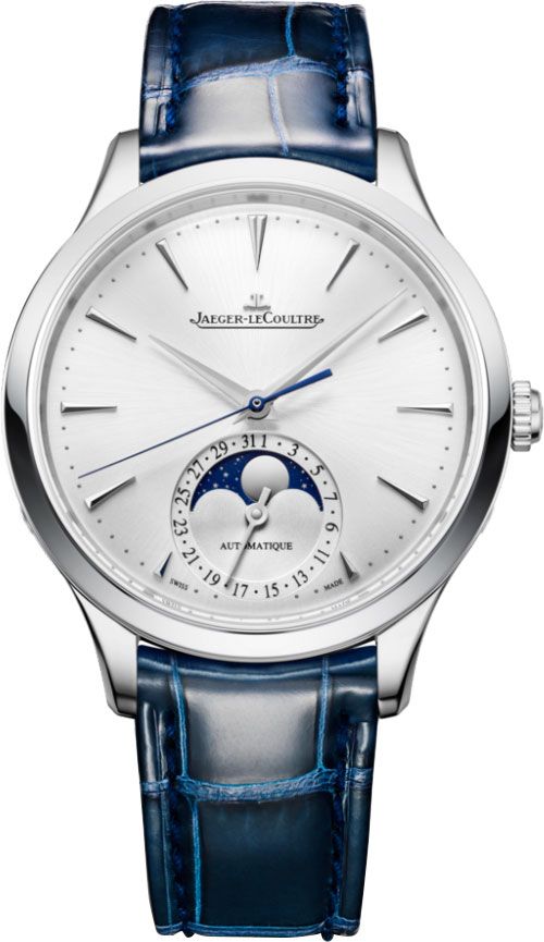 Jaeger-LeCoultre Master Ultra Thin Moon Silver Dial 36 mm Automatic Watch For Women - 1