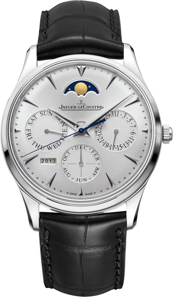 Jaeger-LeCoultre Master Ultra Thin Perpetual Calendar Silver Dial 39 mm Automatic Watch For Men - 1