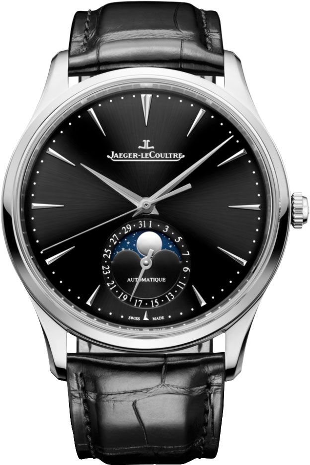 Jaeger-LeCoultre Master Ultra Thin Moon Black Dial 39 mm Automatic Watch For Men - 1