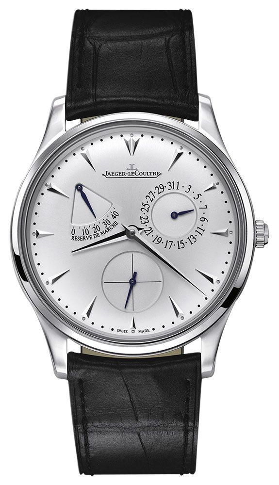 Jaeger-LeCoultre Master Ultra Thin Power Reserve Silver Dial 39 mm Automatic Watch For Men - 1