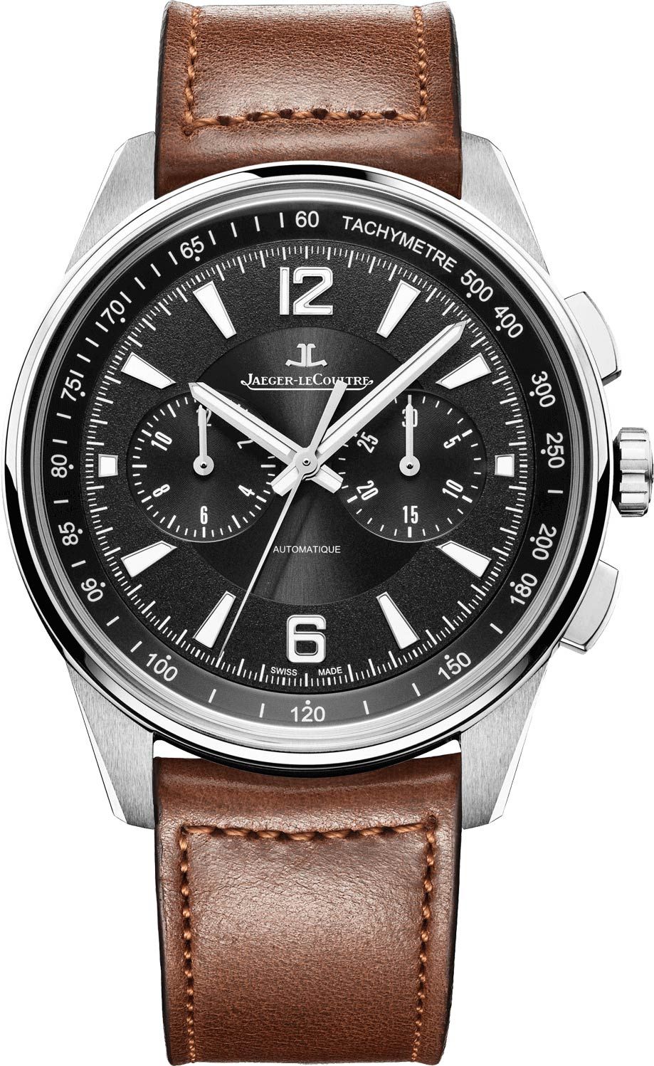 Jaeger-LeCoultre Polaris Chronograph Black Dial 42 mm Automatic Watch For Men - 1