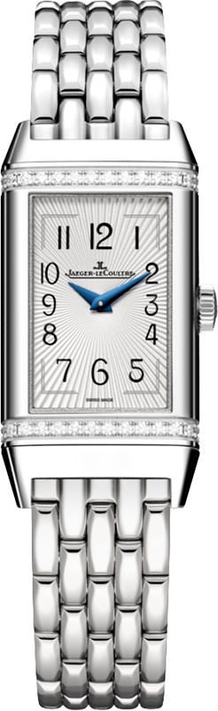 Jaeger-LeCoultre Reverso  White Dial 20 mm Quartz Watch For Women - 1