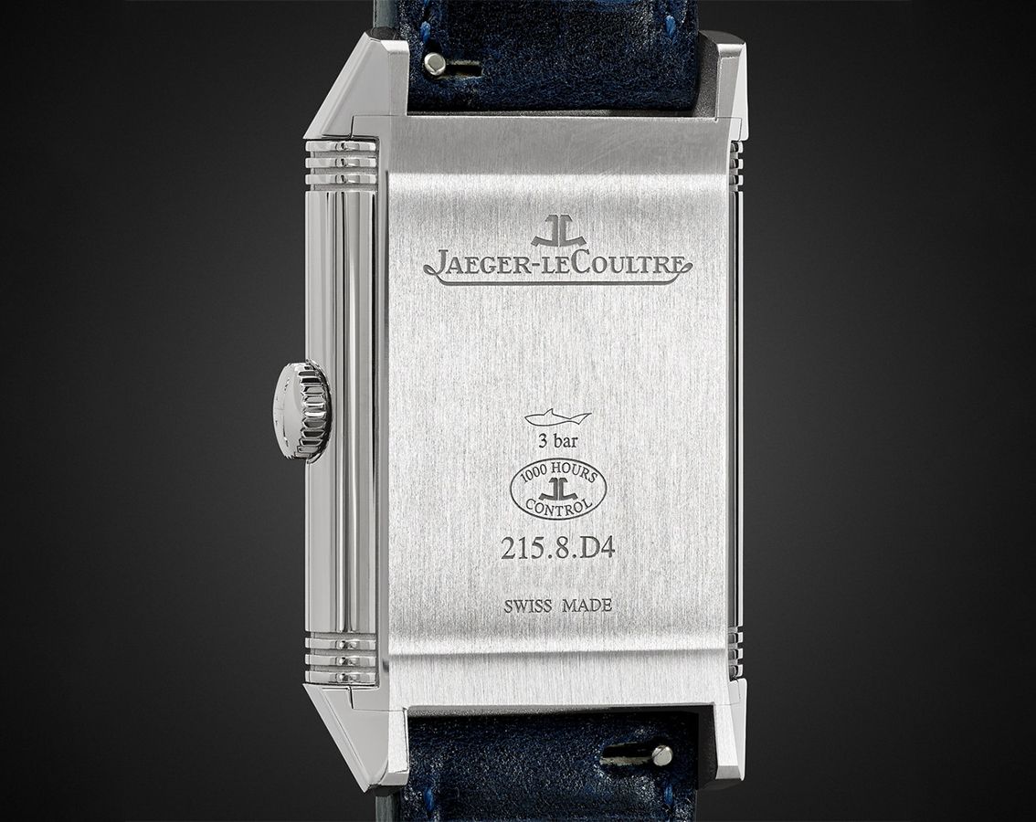 Jaeger-LeCoultre Reverso Reverso Tribute Blue Dial 28.3 mm Manual Winding Watch For Men - 9