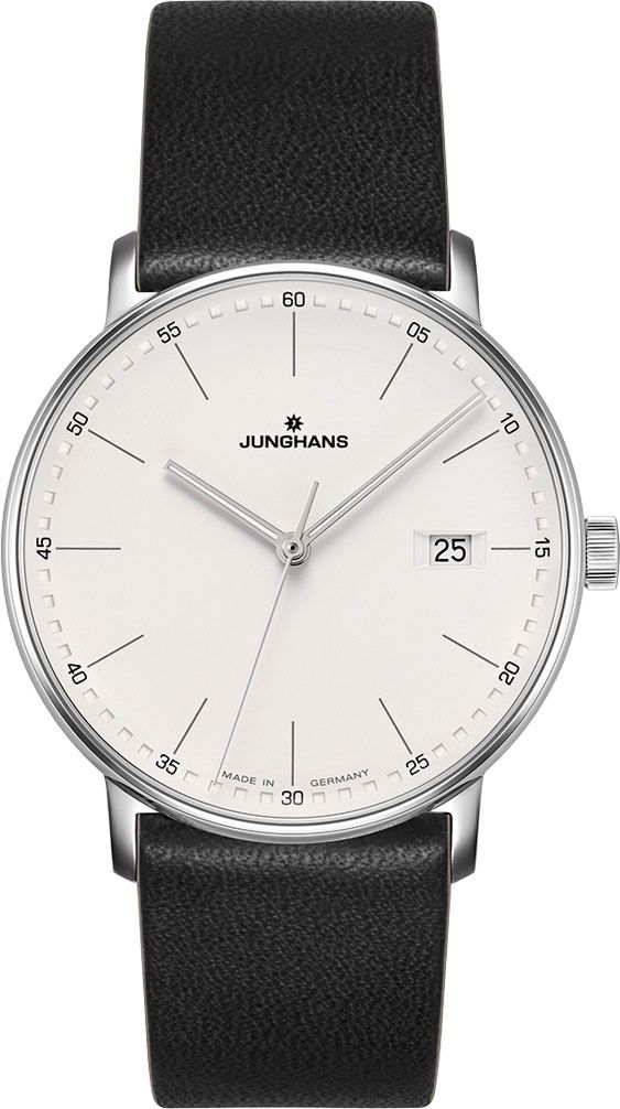 Junghans FORM Quartz Silver Dial 39 mm Quartz Watch For Men - 1