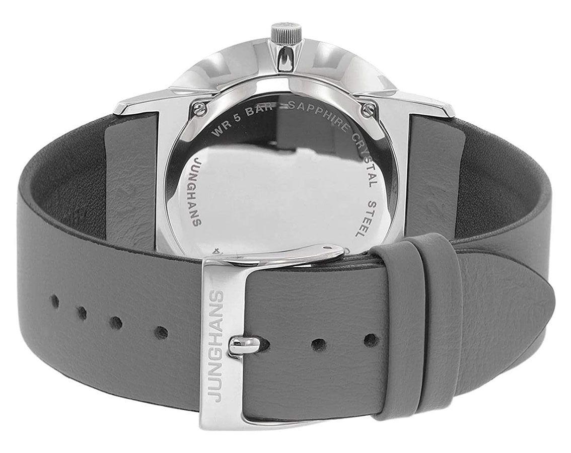 Junghans FORM Quartz Silver Dial 39.3 mm Kinetic Powered Watch For Men - 4