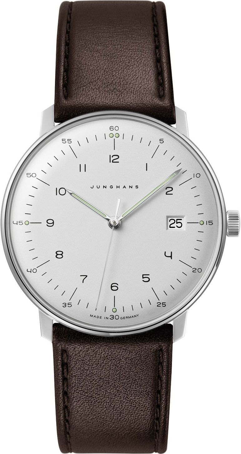 Junghans max bill  White Dial 38 mm Quartz Watch For Men - 1