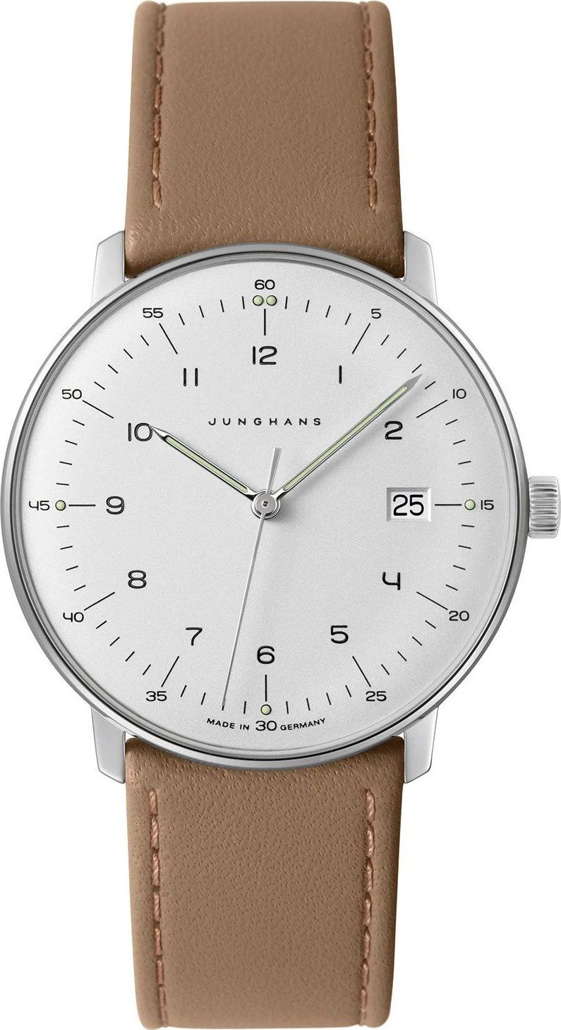 Junghans max bill Quartz White Dial 38 mm Quartz Watch For Men - 1