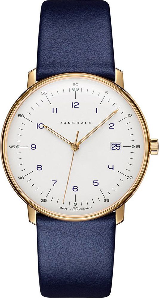 Junghans max bill Quartz White Dial 38 mm Quartz Watch For Men - 1