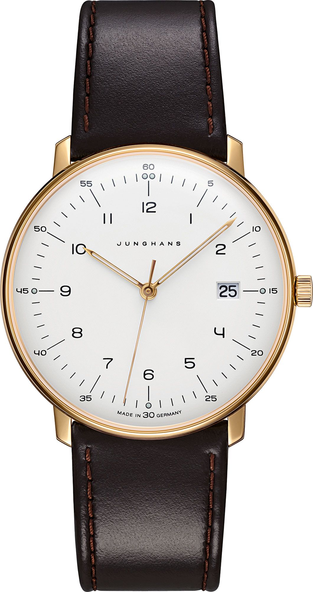 Junghans max bill  White Dial 38 mm Quartz Watch For Unisex - 1