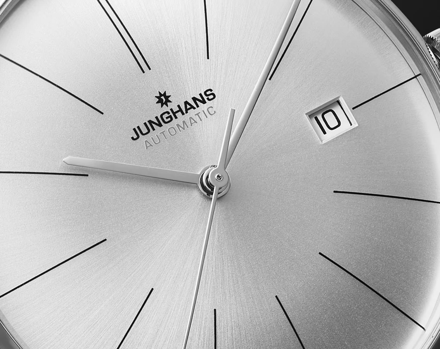 Junghans Meister fein Automatic Silver Dial 39.5 mm Automatic Watch For Men - 6