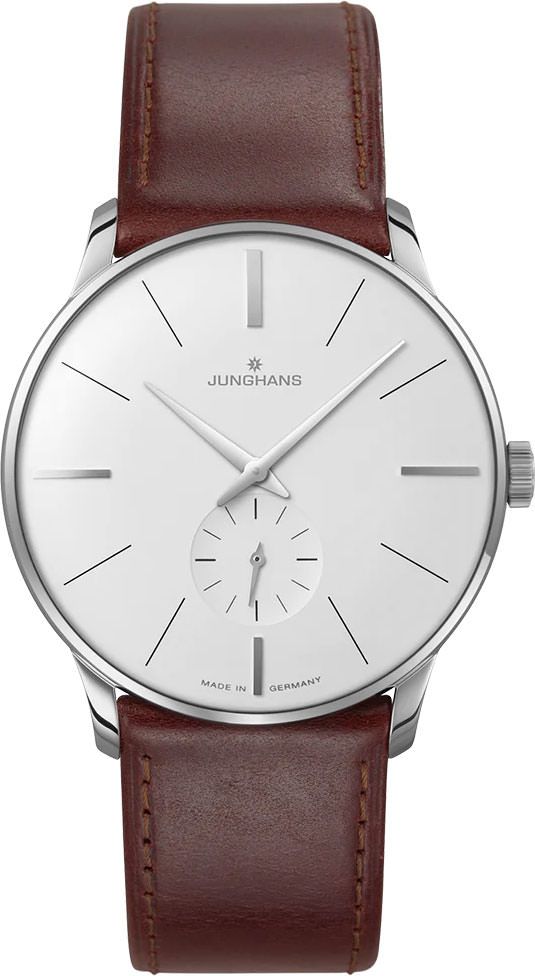 Junghans Meister Hand Winding Silver Dial 37.7 mm Manual Winding Watch For Men - 1