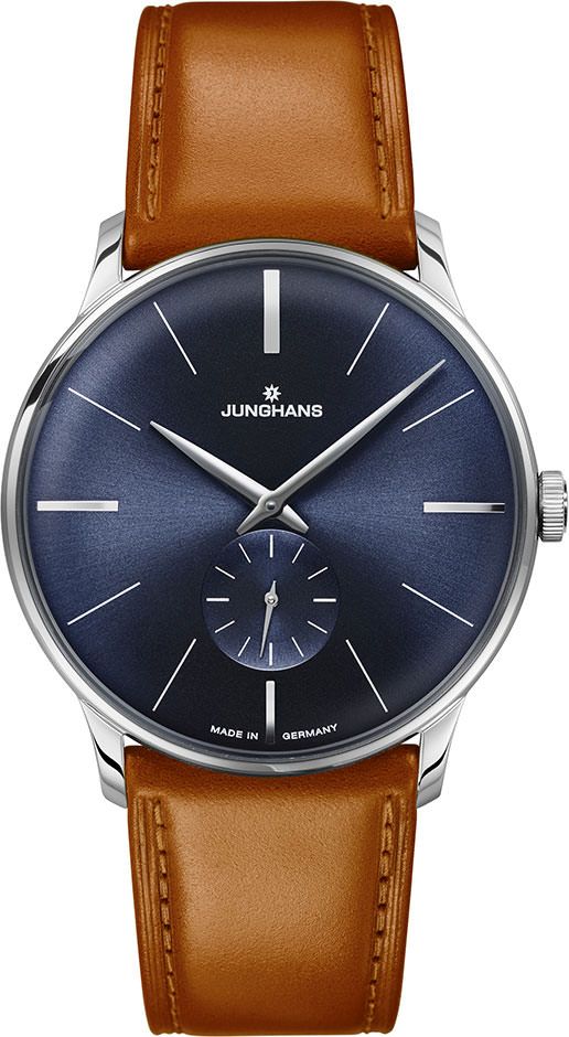 Junghans Meister Hand Winding Blue Dial 37.7 mm Manual Winding Watch For Men - 1