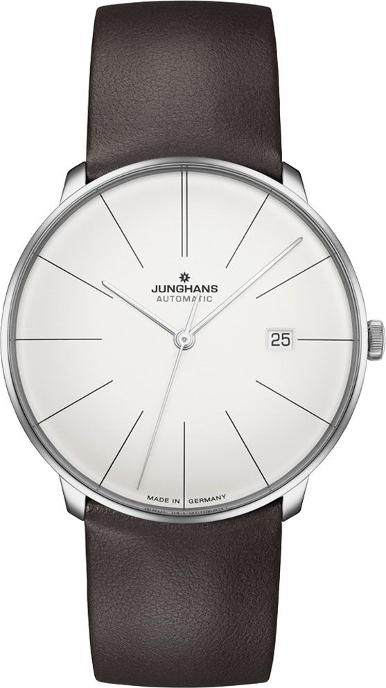 Junghans Meister fein Automatic Silver Dial 39.5 mm Automatic Watch For Men - 1