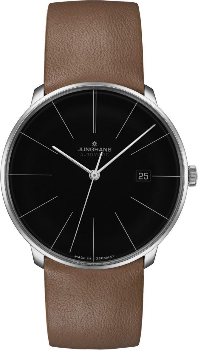 Junghans Meister fein Automatic Black Dial 39.5 mm Automatic Watch For Men - 1