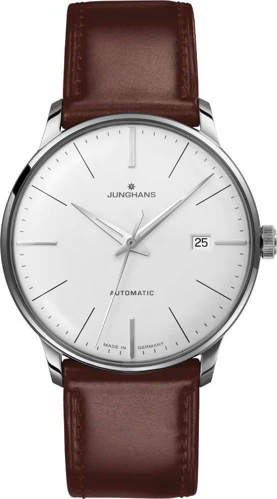 Junghans Meister Classic White Dial 38.4 mm Automatic Watch For Men - 1