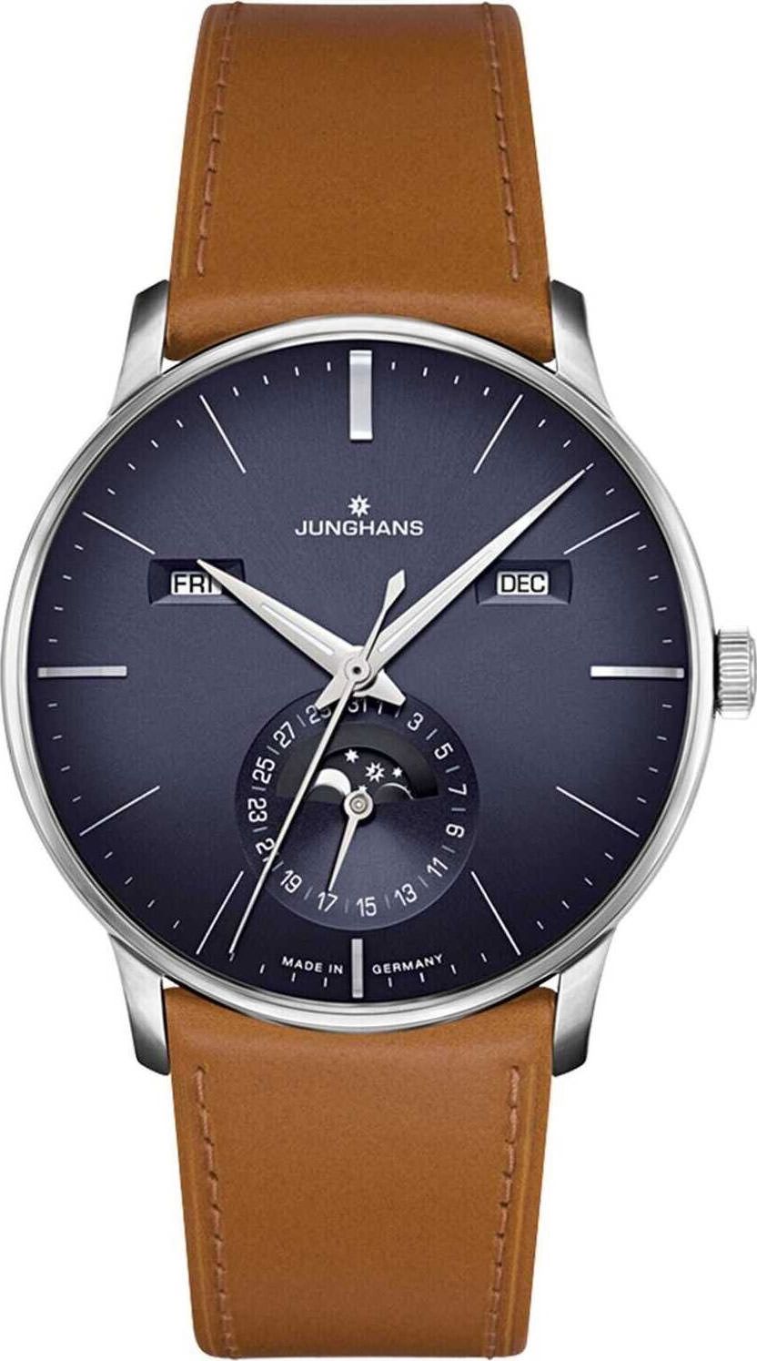 Junghans Meister Calendar Blue Dial 40.4 mm Automatic Watch For Men - 1