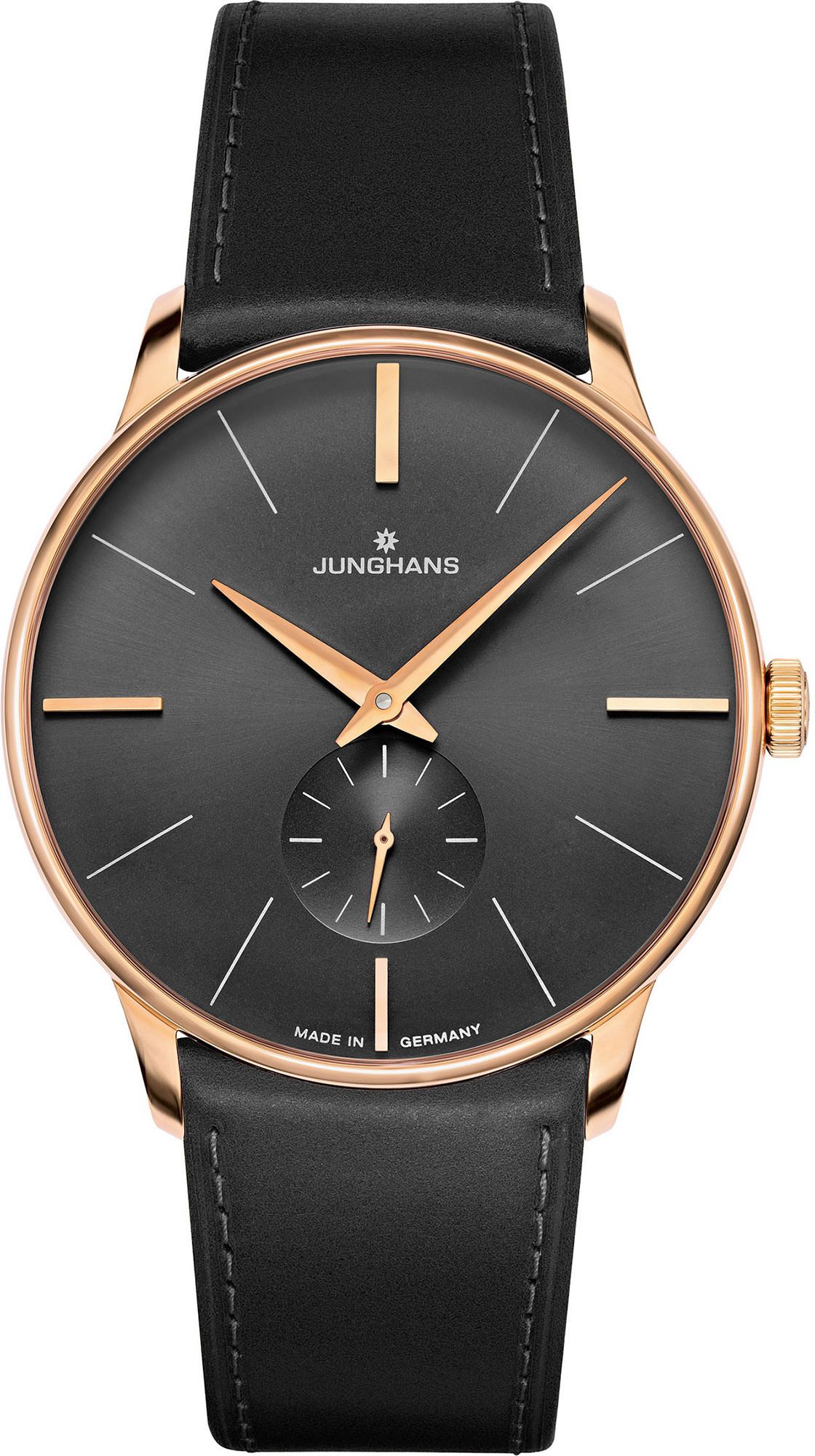 Junghans Meister Hand Winding Anthracite Dial 37.7 mm Manual Winding Watch For Men - 1