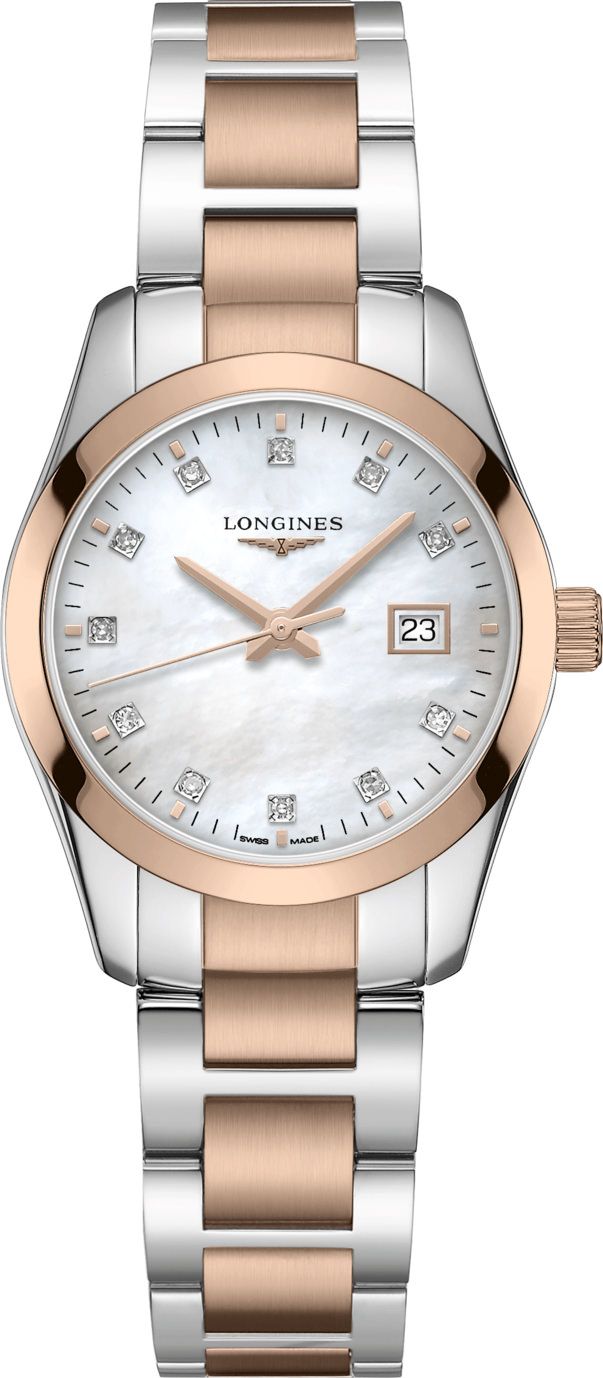 Longines Performance Conquest Classic MOP Dial 29.5 mm Quartz Watch For Women - 1