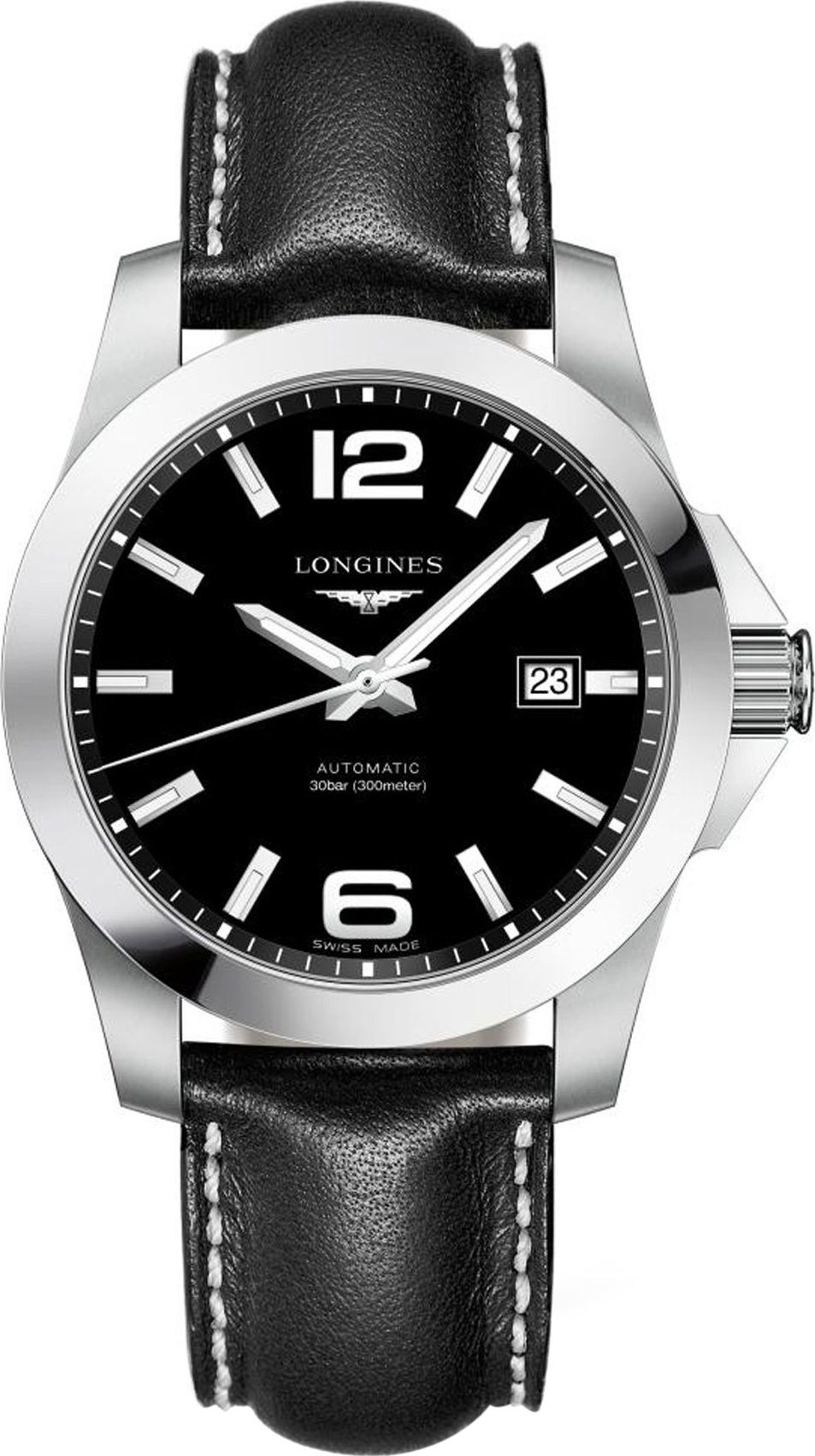 Longines Performance Conquest Black Dial 41 mm Automatic Watch For Men - 1