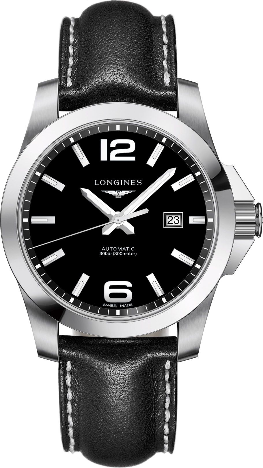 Longines Performance Conquest Black Dial 43 mm Automatic Watch For Men - 1