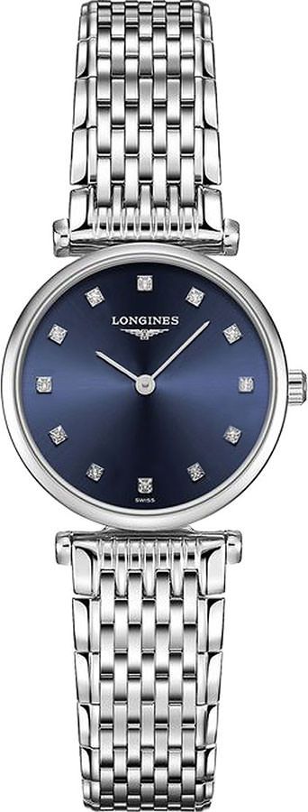 Longines Elegance La Grande Classique de Longines Blue Dial 24 mm Quartz Watch For Women - 1