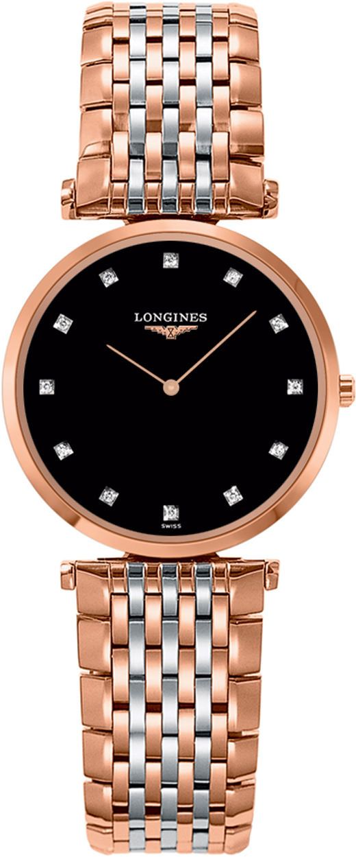 Longines Elegance La Grande Classique de Longines Black Dial 29 mm Quartz Watch For Women - 1