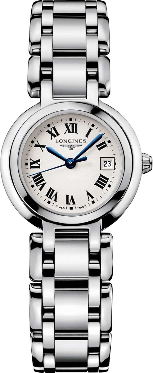 Longines Elegance Longines PrimaLuna Silver Dial 30 mm Quartz Watch For Women - 1