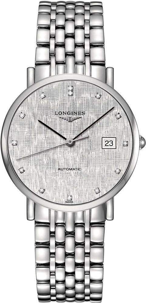 Longines Watchmaking Tradition The Longines Elegant Collection Silver Dial 25.50 mm Automatic Watch For Women - 1