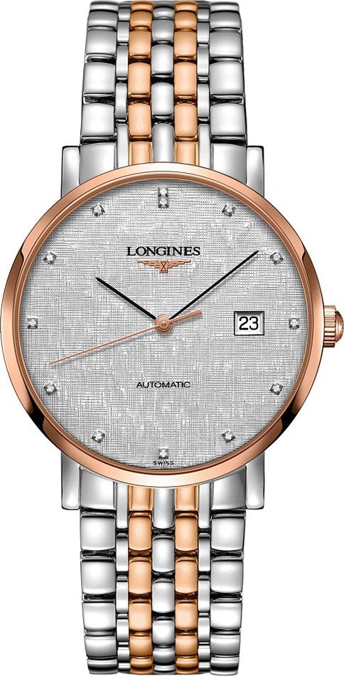 Longines Watchmaking Tradition The Longines Elegant Collection Grey Dial 39 mm Automatic Watch For Men - 1