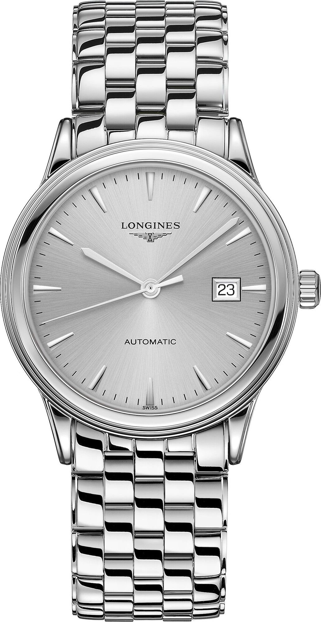 Longines Elegance Flagship Silver Dial 40 mm Automatic Watch For Men - 1