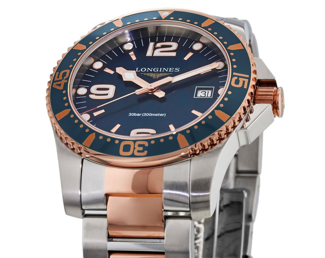 Longines Diving HydroConquest Blue Dial 41 mm Quartz Watch For Men - 2