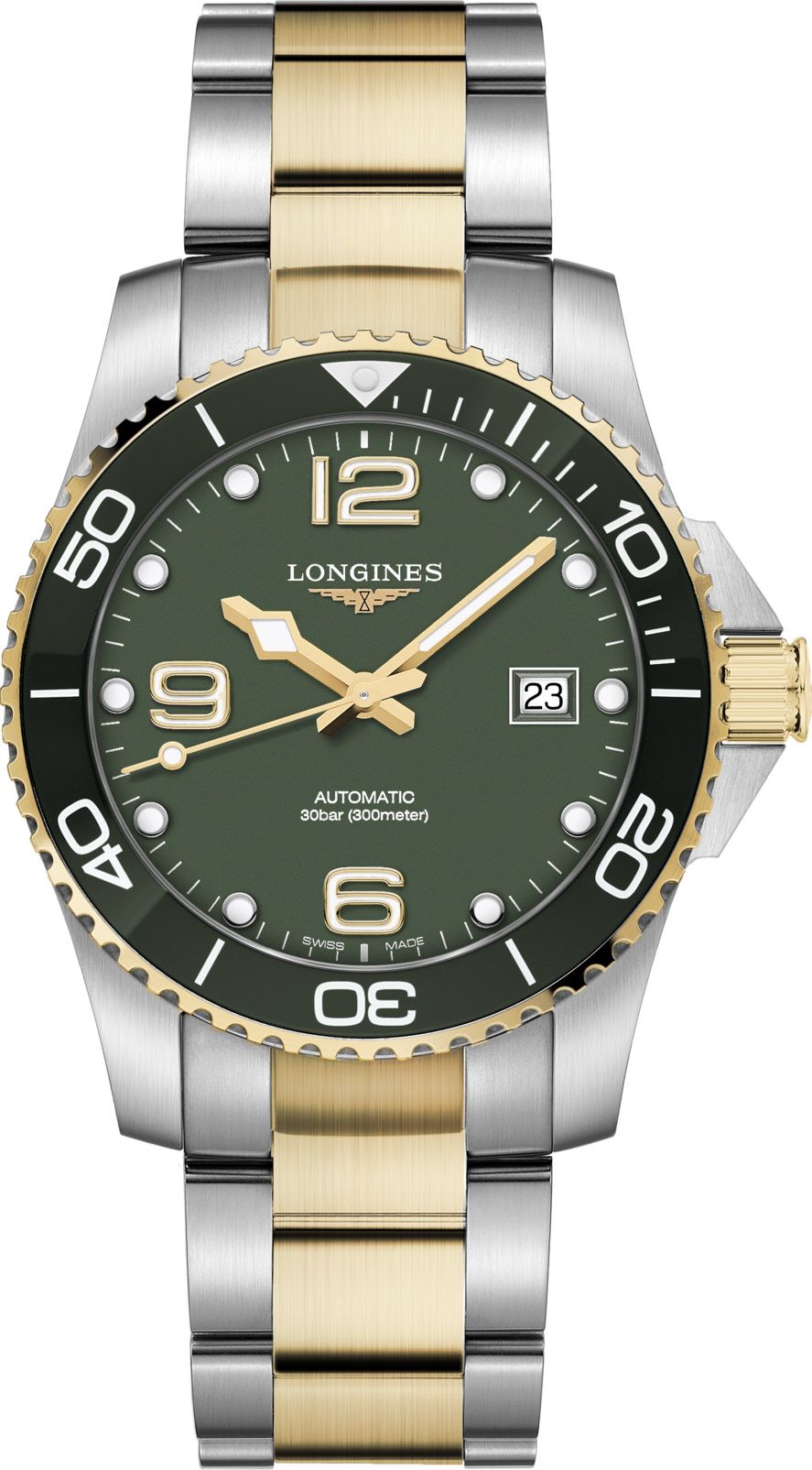 Longines Diving HydroConquest Green Dial 41 mm Automatic Watch For Men - 1