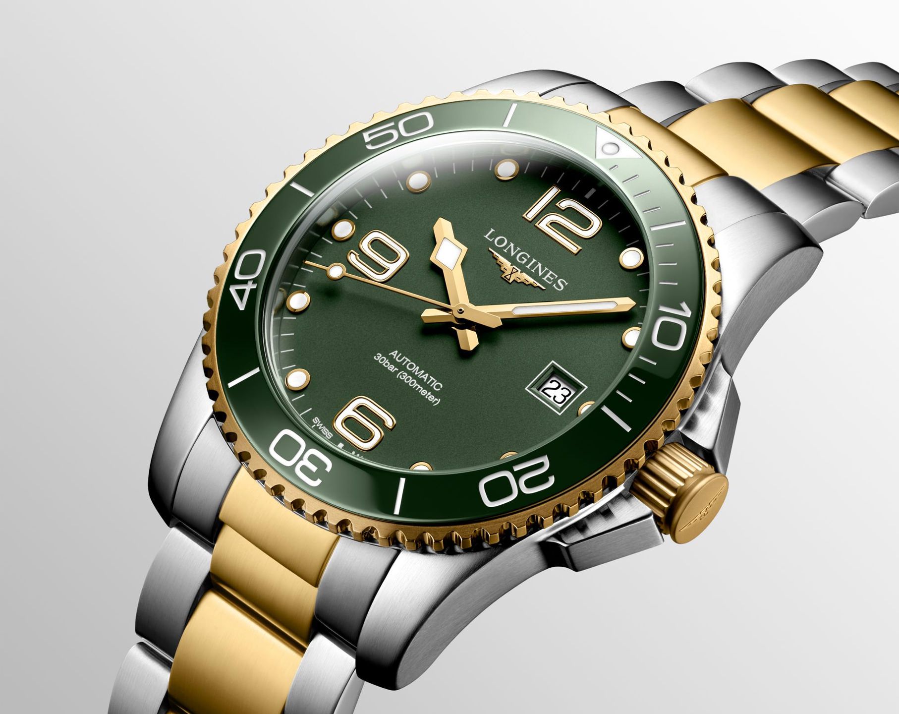 Longines Diving HydroConquest Green Dial 41 mm Automatic Watch For Men - 2