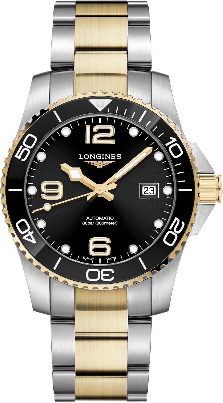 Longines Diving HydroConquest Black Dial 41 mm Automatic Watch For Men - 1