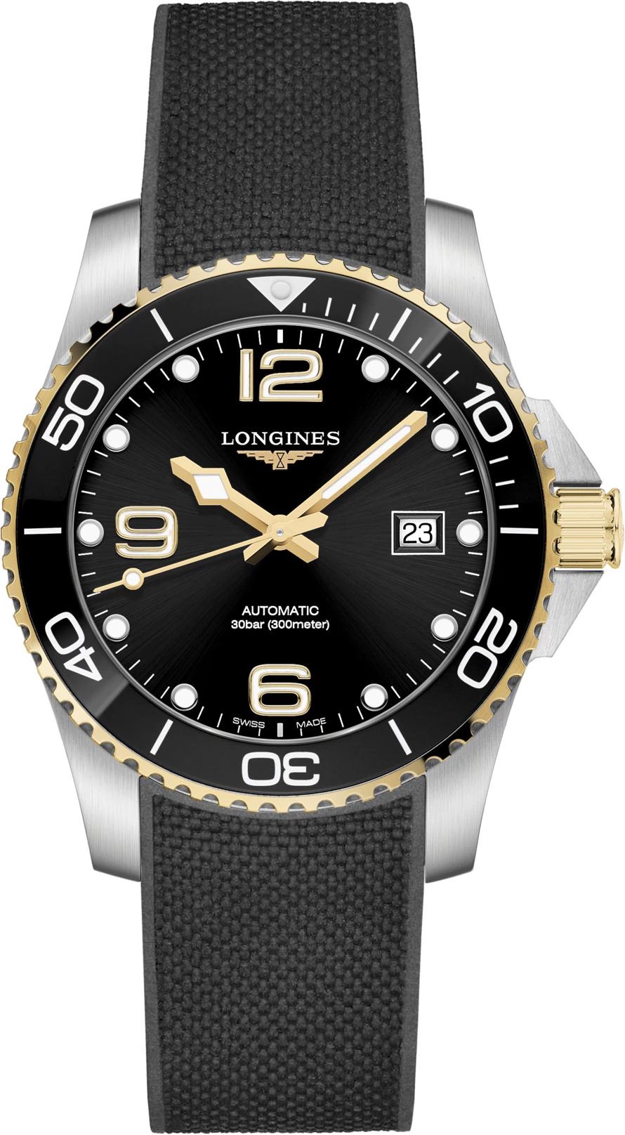 Longines Diving HydroConquest Black Dial 41 mm Automatic Watch For Men - 1