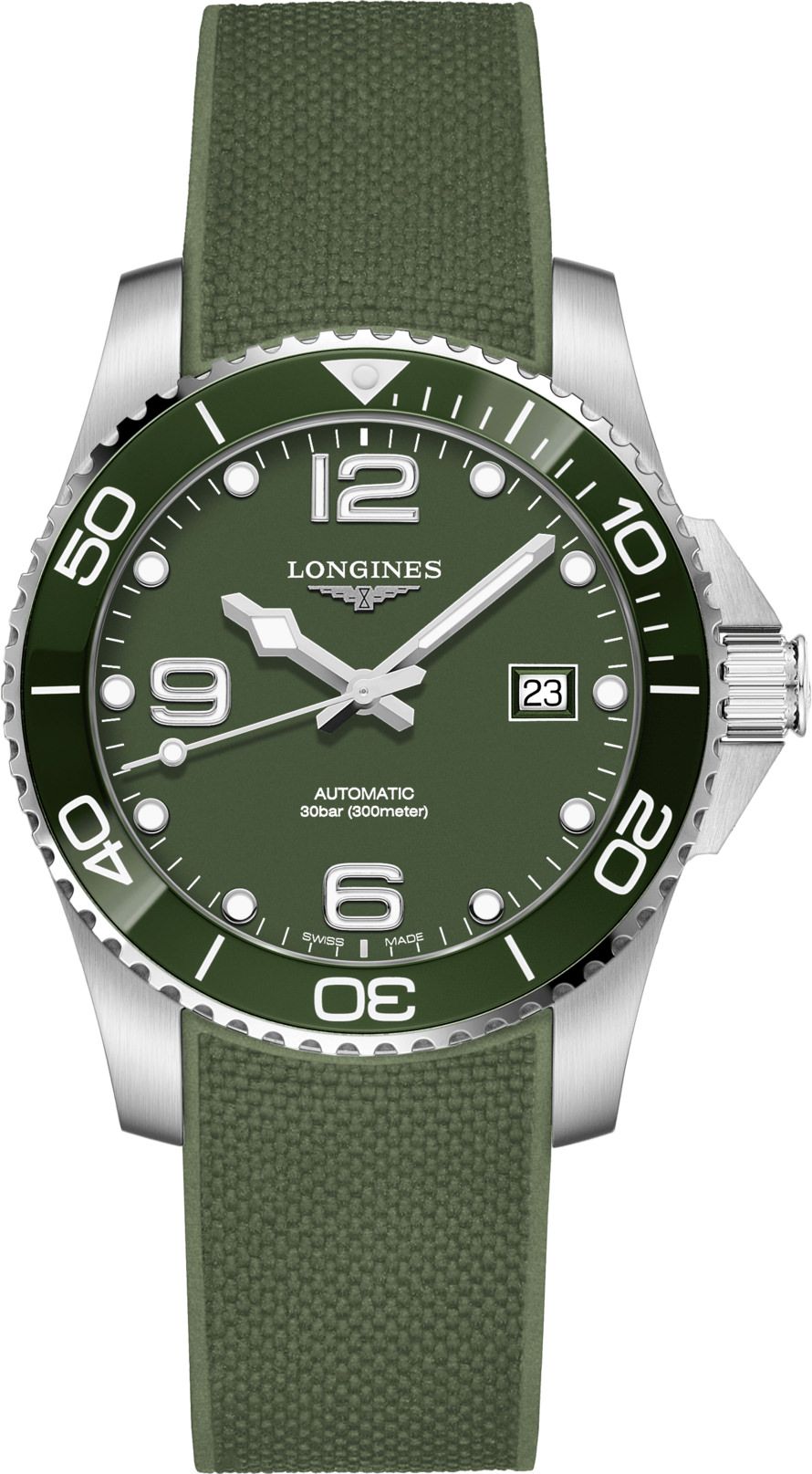 Longines Diving HydroConquest Green Dial 41 mm Automatic Watch For Men - 1