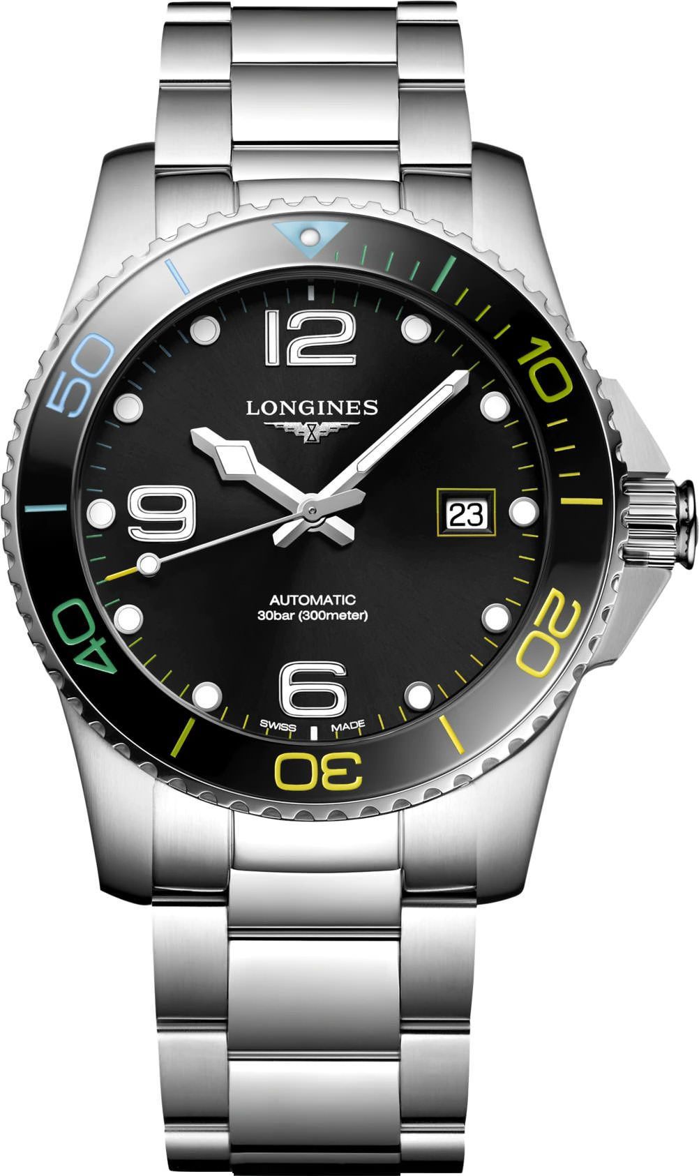 Longines Diving HydroConquest Black Dial 41 mm Automatic Watch For Men - 1