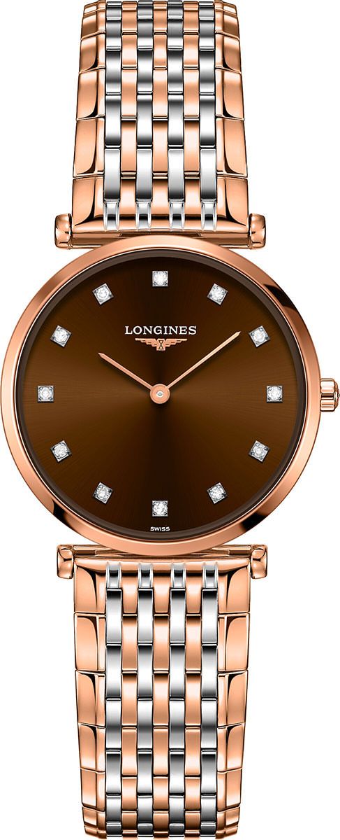 Longines Elegance La Grande Classique de Longines Brown Dial 28 mm Quartz Watch For Women - 1