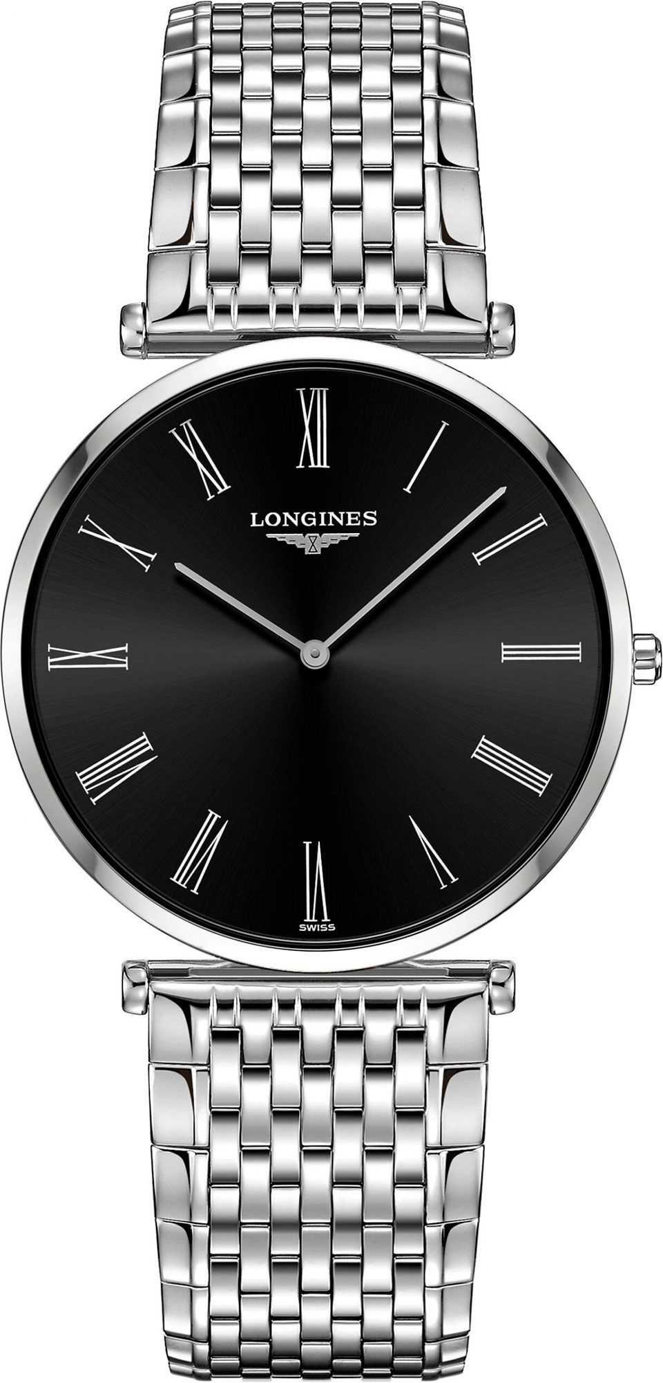 Longines Elegance La Grande Classique de Longines Black Dial 37 mm Quartz Watch For Men - 1