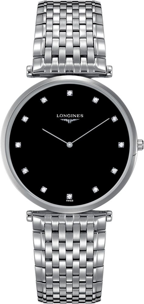 Longines Elegance La Grande Classique de Longines Black Dial 37 mm Quartz Watch For Men - 1