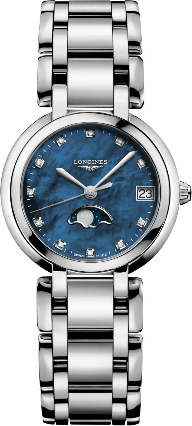 Longines Elegance Longines PrimaLuna MOP Dial 30.5 mm Quartz Watch For Women - 1